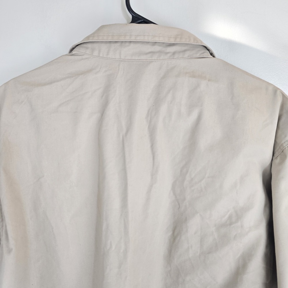 Cabela's Shirt Men's‎ XL Logo Employee Button Down Workwear British Tan Flag.C02 - Picture 10 of 12